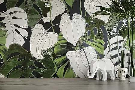 Grundflise, Glaseret porcelænsstentøj, 60x120 cm, Overflade blank