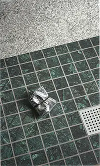 Background tile, Effect granite, Color grey, Glazed porcelain stoneware, 60x120 cm, Finish antislip