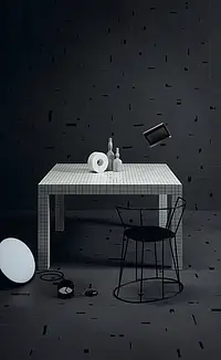 Farbe graue,schwarze, Hintergrundfliesen, Glasiertes Feinsteinzeug, 15x15 cm, Oberfläche rutschfeste