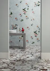 Background tile, Color multicolor, Glazed porcelain stoneware, 60x120 cm, Finish glossy