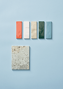 Bakgrundskakel, Textur cementmosaik, Färg beige,vit, Glaserad granitkeramik, 60x120 cm, Yta matt