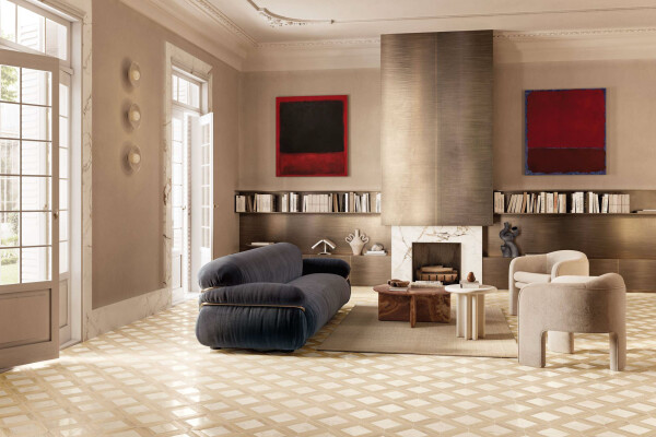 IMG#1 Intarsi Warm by Vallelunga Ceramica