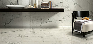 White Marble Effect Tile. The Fancy New Arrivals