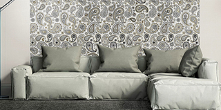 Paisley. A Dramatic Shift from Textiles to Porcelain Stoneware
