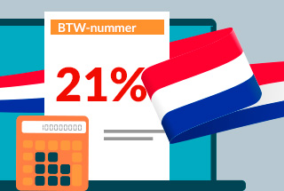 We hebben de Nederlandse BTW nummer (NL826422664B01) van de belastingdienst gekregen