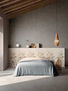 Background tile, Effect concrete, Color grey, Glazed porcelain stoneware, 60x119.8 cm, Finish antislip