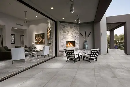 Background tile, Effect concrete, Color grey, Style patchwork, Glazed porcelain stoneware, 30x60 cm, Finish matte