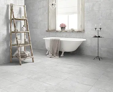 Mosaic tile, Effect concrete, Color beige,grey, Glazed porcelain stoneware, 30x30 cm, Finish antislip