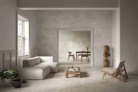Background tile, Effect sandstone, Color grey, Unglazed porcelain stoneware, 60x119.8 cm, Finish antislip