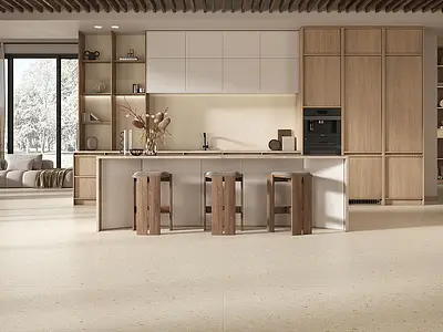 Background tile, Effect other stones, Color beige, Unglazed porcelain stoneware, 30x60 cm, Finish antislip