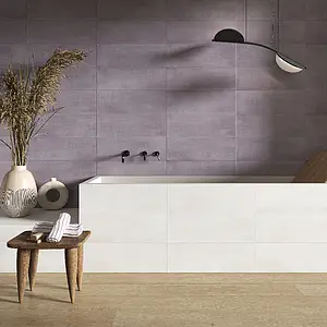 Background tile, Effect fabric, Color grey, Ceramics, 25x75 cm, Finish matte