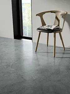 Background tile, Effect stone,quartzite, Color grey, Unglazed porcelain stoneware, 60x120 cm, Finish semi-polished