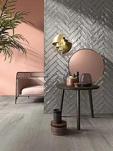 Background tile, Effect wood, Color grey, Glazed porcelain stoneware, 20x120 cm, Finish antislip