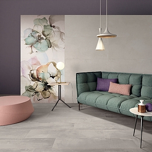 Background tile, Effect unicolor, Color grey, Ceramics, 60x120 cm, Finish matte