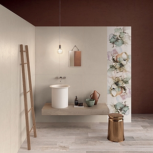Background tile, Effect wood, Color beige, Glazed porcelain stoneware, 20x170 cm, Finish antislip