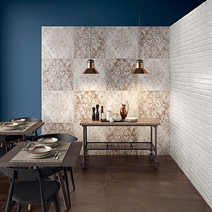 Do Up Ceramic Tiles produced by ABK Ceramiche, Fabric, brick effect