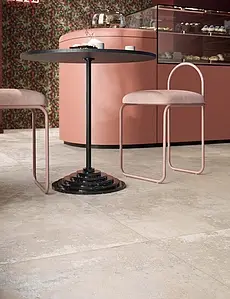 Background tile, Effect concrete, Color beige, Glazed porcelain stoneware, 60x120 cm, Finish antislip