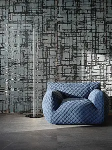 Background tile, Effect metal,concrete, Color grey,black, Style handmade,designer, Glazed porcelain stoneware, 120x280 cm, Finish matte