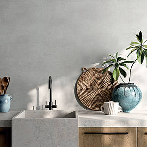 Background tile, Effect other stones, Color grey, Style designer, Unglazed porcelain stoneware, 120x280 cm, Finish antislip