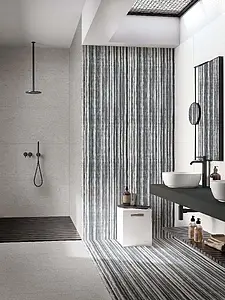 Grundflise, Effekt basalt, Farve grå, Stil designer, Uglaseret porcelænsstentøj, 60x120 cm, Overflade skridsikker