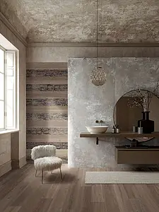 Effect concrete, Color grey, Background tile, Glazed porcelain stoneware, 120x280 cm, Finish antislip