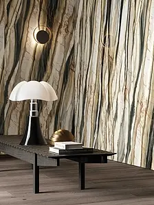 Background tile, Effect wood, Color black,brown, Style designer, Glazed porcelain stoneware, 26.5x180 cm, Finish antislip