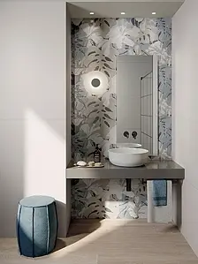 Grundflise, Effekt other marbles, Farve med flere farver, Glaseret porcelænsstentøj, 60x120 cm, Overflade poleret