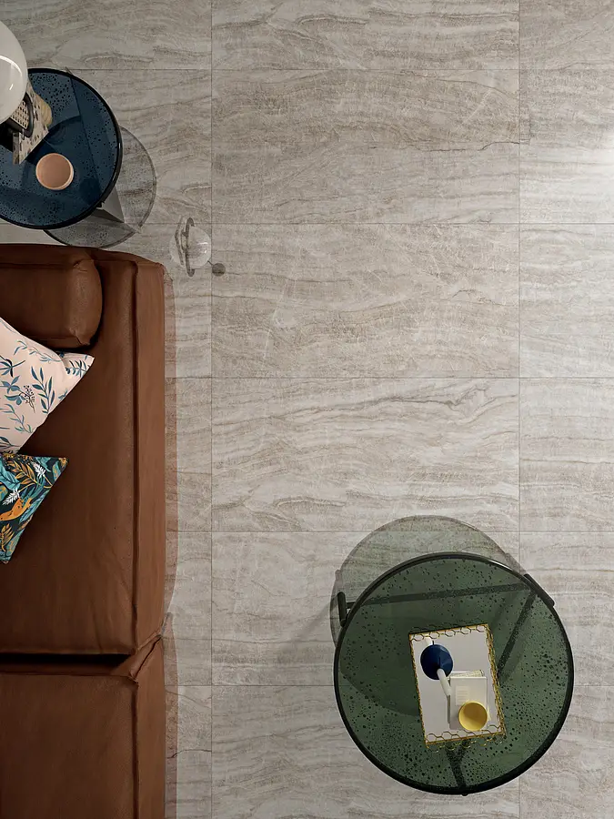 Background tile, Effect other marbles, Color beige,grey, Glazed porcelain stoneware, 60x120 cm, Finish polished