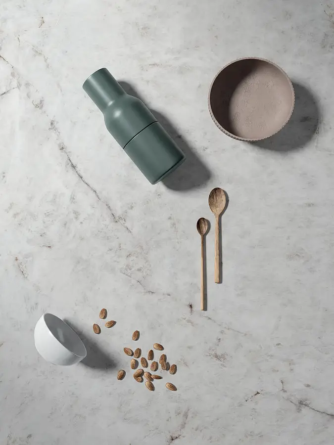 Background tile, Effect quartzite, Color grey,white, Unglazed porcelain stoneware, 120x120 cm, Finish antislip