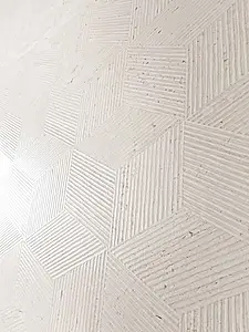 Hintergrundfliesen, Optik stein, Farbe weiße, Unglasiertes Feinsteinzeug, 60x120 cm, Oberfläche rutschfeste