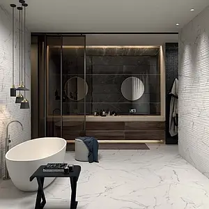 Background tile, Color grey, Glazed porcelain stoneware, 30x120 cm, Finish glossy