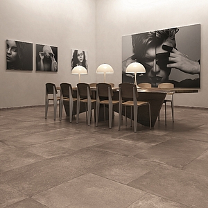 Unika Porcelain Tiles produced by ABK Ceramiche, Stone, concrete effect