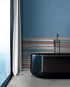 Grundflise, Farve med flere farver, Glaseret porcelænsstentøj, 60x120 cm, Overflade skridsikker