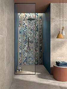 Background tile, Color multicolor, Glazed porcelain stoneware, 60x120 cm, Finish antislip