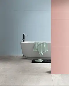 Grundflise, Effekt ensfarvet, Farve lyserød, Keramik, 60x120 cm, Overflade mat