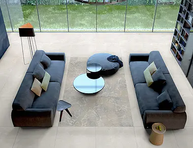 Hintergrundfliesen, Optik beton, Farbe graue, Glasiertes Feinsteinzeug, 80x80 cm, Oberfläche Satinierte