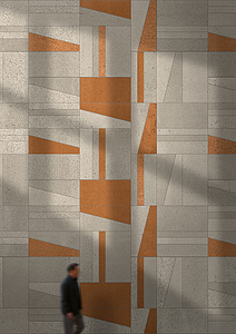Grundflise, Farve hvid, Cement, 25x100 cm, Overflade mat