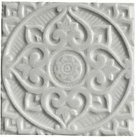 ADEH4016 Relieve Mandala Energy Ash Gray 15 X 15 Adex Earth