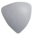 ADEH5048 Angulo Bullnose Trim Ash Gray 1.2 X 15 Adex Earth