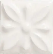 Adex, Studio, ADST4054_Taco Relieve Flor Nº 1 Bamboo 3 X 3