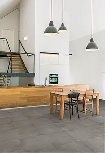 Фоновая плитка, Фактура под бетон, Цвет серый, Неглазурованный керамогранит, 59.2x59.2 см, Поверхность матовая