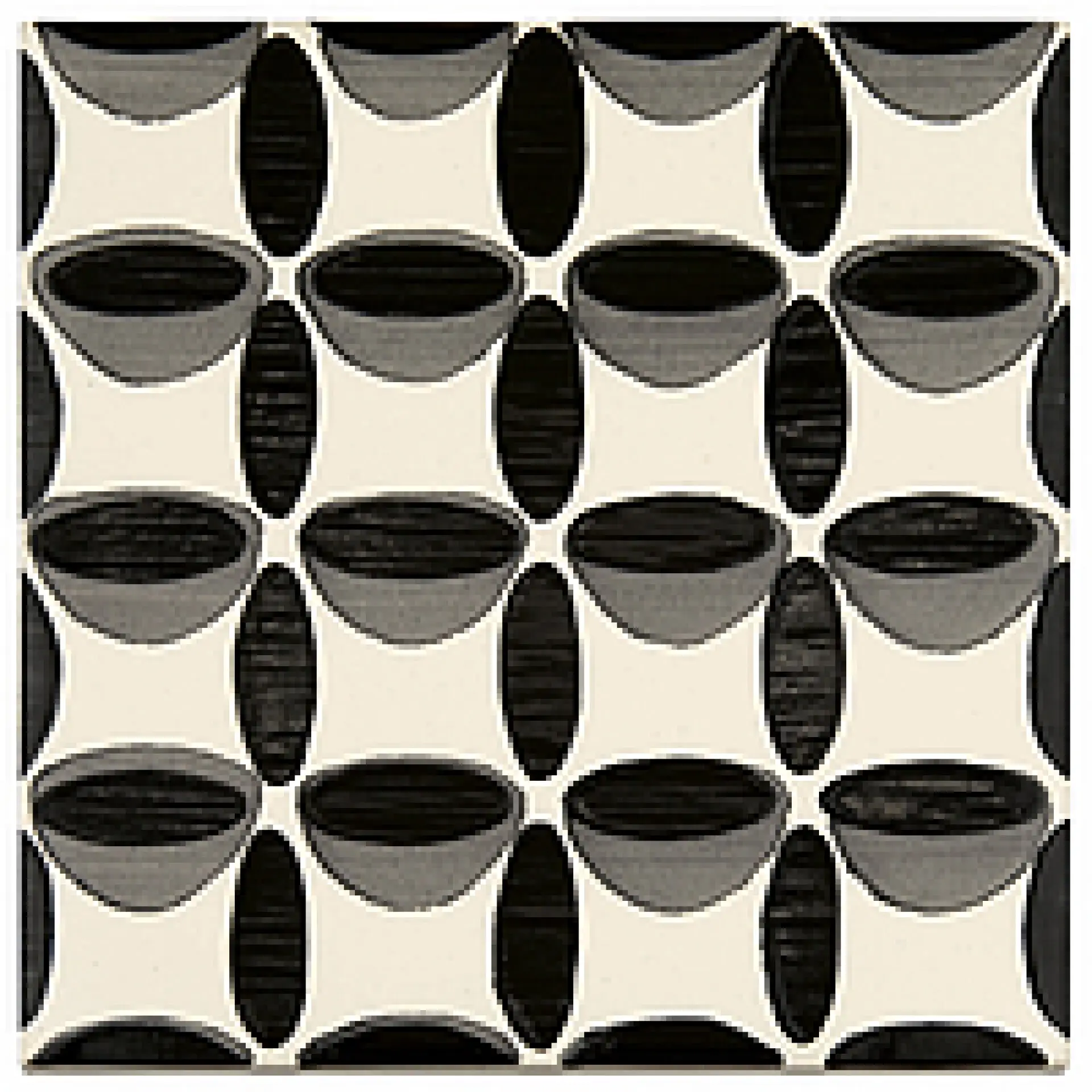 PF032_Trellis Matte Aleluia Black Code