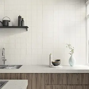 Background tile, Effect unicolor, Color beige, Ceramics, 13x13 cm, Finish matte