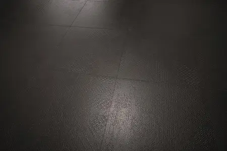 Bakgrunnsflis, Farge svart, Uglasert porselenssteintøy, 59.2x59.2 cm, Overflate sklisikker
