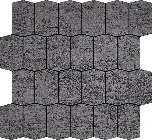 Aleluia Cerâmicas, Essence, KM7032 ESSENCE MOSAIC HEXA ESSENCE NEGRO