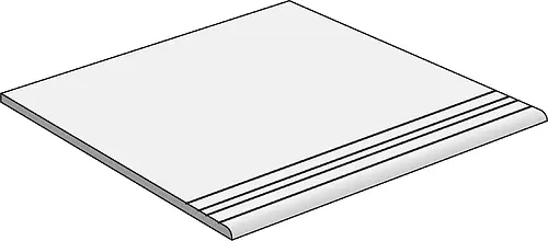 Aleluia Ceramics, Eternal Stone, Stairstep Eternal Stone White