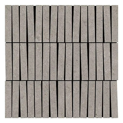Aleluia Cerâmicas, Flow, DC3707_MosaicSticksFlowStoneAsh