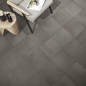 Background tile, Effect terracotta, Color grey, Unglazed porcelain stoneware, 29.7x29.7 cm, Finish antislip