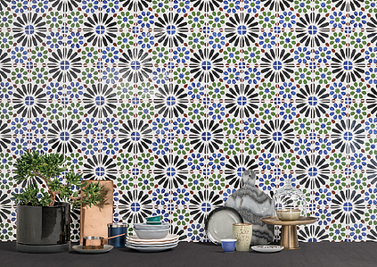 Керамическая плитка Moorish производства Aleluia Cerâmicas, Стиль восточный,ручная работа, 