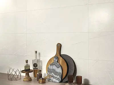 Hintergrundfliesen, Optik stein,andere marmorarten, Farbe beige, Keramik, 30x90 cm, Oberfläche Satinierte